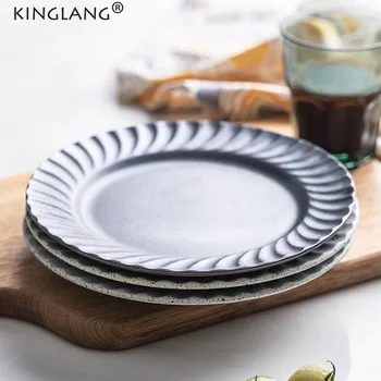 KINGLANG Vintage Ceramic Plates Factory Directly Wholesale Dishes Western Tableware Steak Plates
KINGLANG Vintage Ceramic Plates Factory Directly Wholesale Dishes Western Tableware Steak Plates
