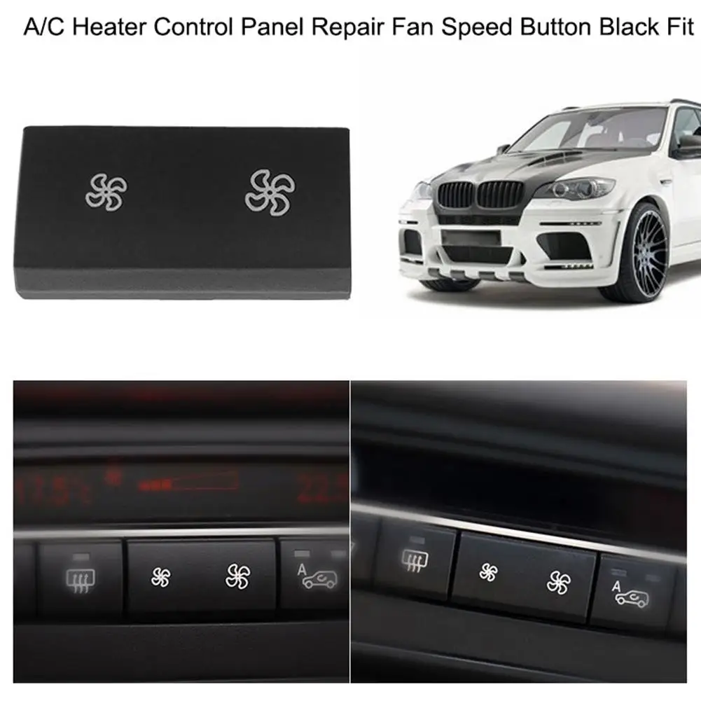 For BMW X5//E70//X6//E71 Climate A//C Control Panel Fan Speed Button Key Replacement