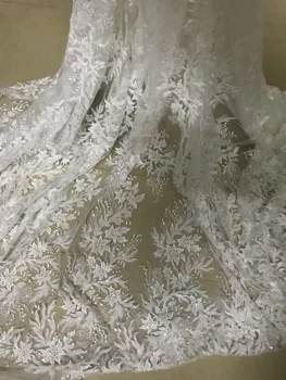 beautiful L-10519 embroidered tulle lace fabric for bridal dress luxury french lace with heavy beads
beautiful L-10519 embroidered tulle lace fabric for bridal dress luxury french lace with heavy beads