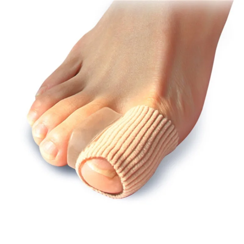 1 pair  Toe Separator Corrector Hallux Valgus Straightener Orthodontic Toe Braces Silicone Toe Foot Cover Care Tool