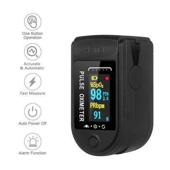 Fingertip Pulse Oximeter Blood Oxygen Saturation & Heart Rate Detection 10s Measure & Auto-off Alarm Function SpO2 & PR Monitor
Fingertip Pulse Oximeter Blood Oxygen Saturation & Heart Rate Detection 10s Measure & Auto-off Alarm Function SpO2 & PR Monitor