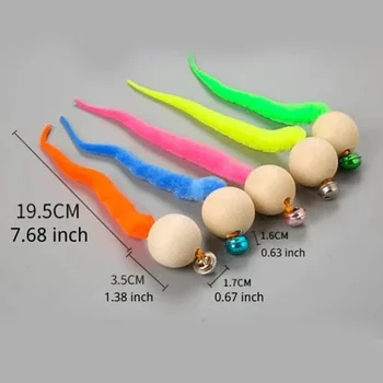 Wiggly Balls Cat Bell Toys New Cat Chewing Toys Wooden Ball Wiggly Tail Bell Sounding Kitten Bite Toys Cat Chewing Toys
Wiggly Balls Cat Bell Toys New Cat Chewing Toys Wooden Ball Wiggly Tail Bell Sounding Kitten Bite Toys Cat Chewing Toys