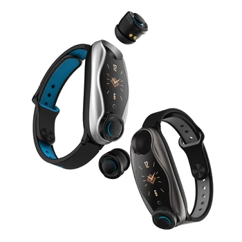 T90 TWS Bluetooth Earphone Headset Smart Watch Siri Fitness Bracelet Health Tracker Multi-Sport Watch For Phone Music Play
T90 TWS Bluetooth Earphone Headset Smart Watch Siri Fitness Bracelet Health Tracker Multi-Sport Watch For Phone Music Play