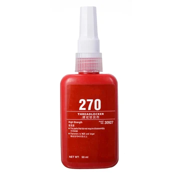 1Pcs 50ml Lock Glue 270 High Strength Threadlocker Adhesive Glue Thread Locker For Sealing Threaded Nuts Metal Lock Liquid Glue
1Pcs 50ml Lock Glue 270 High Strength Threadlocker Adhesive Glue Thread Locker For Sealing Threaded Nuts Metal Lock Liquid Glue