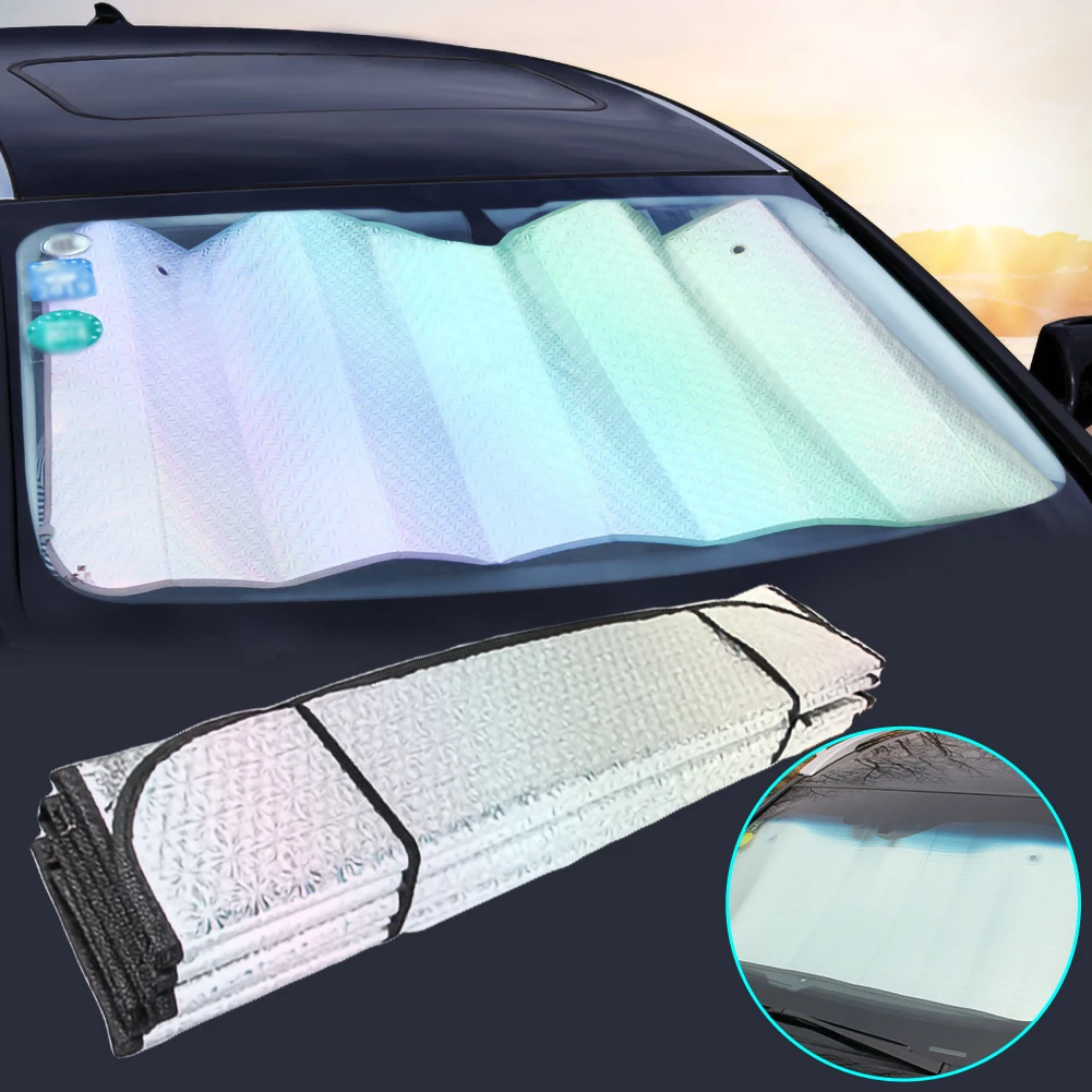 1PCS Car Front Window Sunshade UV Protection Curtain Car Sunshade Film Front Windshield Sun Visor Auto Exterior Accessories
1PCS Car Front Window Sunshade UV Protection Curtain Car Sunshade Film Front Windshield Sun Visor Auto Exterior Accessories