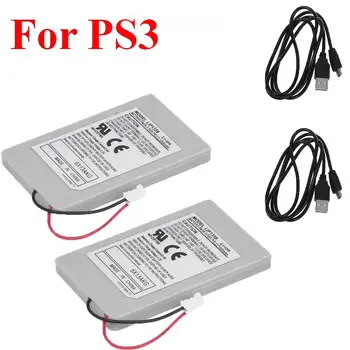 2pcs 1800mAh Rechargeable Replacement Battery + USB Charger Cable for PS3 Wireless Game Controller Battery Pack for PS3 Gamepad
2pcs 1800mAh Rechargeable Replacement Battery + USB Charger Cable for PS3 Wireless Game Controller Battery Pack for PS3 Gamepad