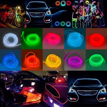 1m 3m 5m Neon Light EL Wire 3 Modes 10 Colors LED Strip Light with Controller For Car Dance Party Bike Decoration Lighting
1m 3m 5m Neon Light EL Wire 3 Modes 10 Colors LED Strip Light with Controller For Car Dance Party Bike Decoration Lighting
