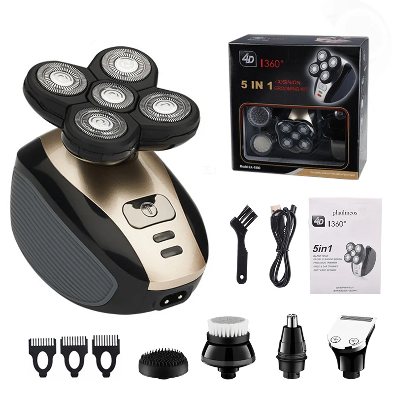 4d 1360 5 in 1 grooming kit