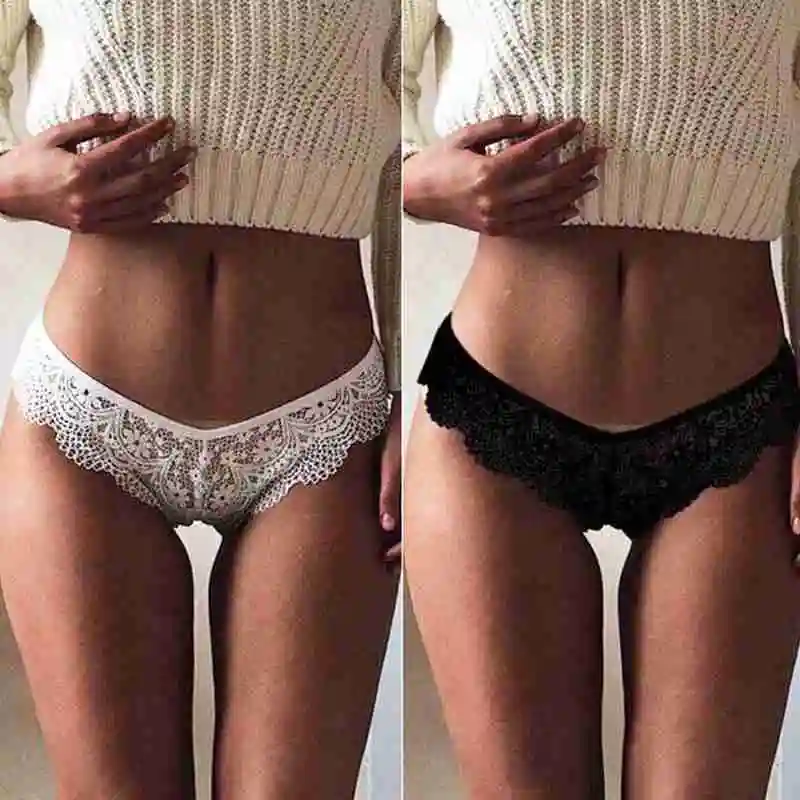 Translucent G String Underwear Sexy Underpant Erotic Thong Size Women's Lace Seamless Plus Intimates Panties Lingerie Sheer L8P9