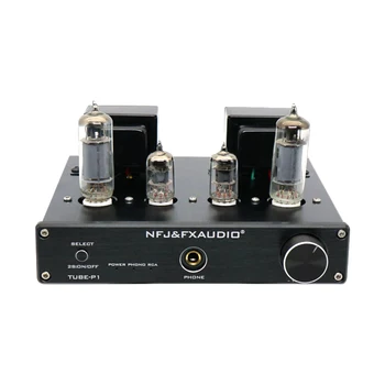 

NF J&FXAUDIO HIFI Class A Headphone Amplifier Tube 6P1 6J1 Phono MM Preamplifier Stereo Tube Sound Amplifiers HD Quality Preamp