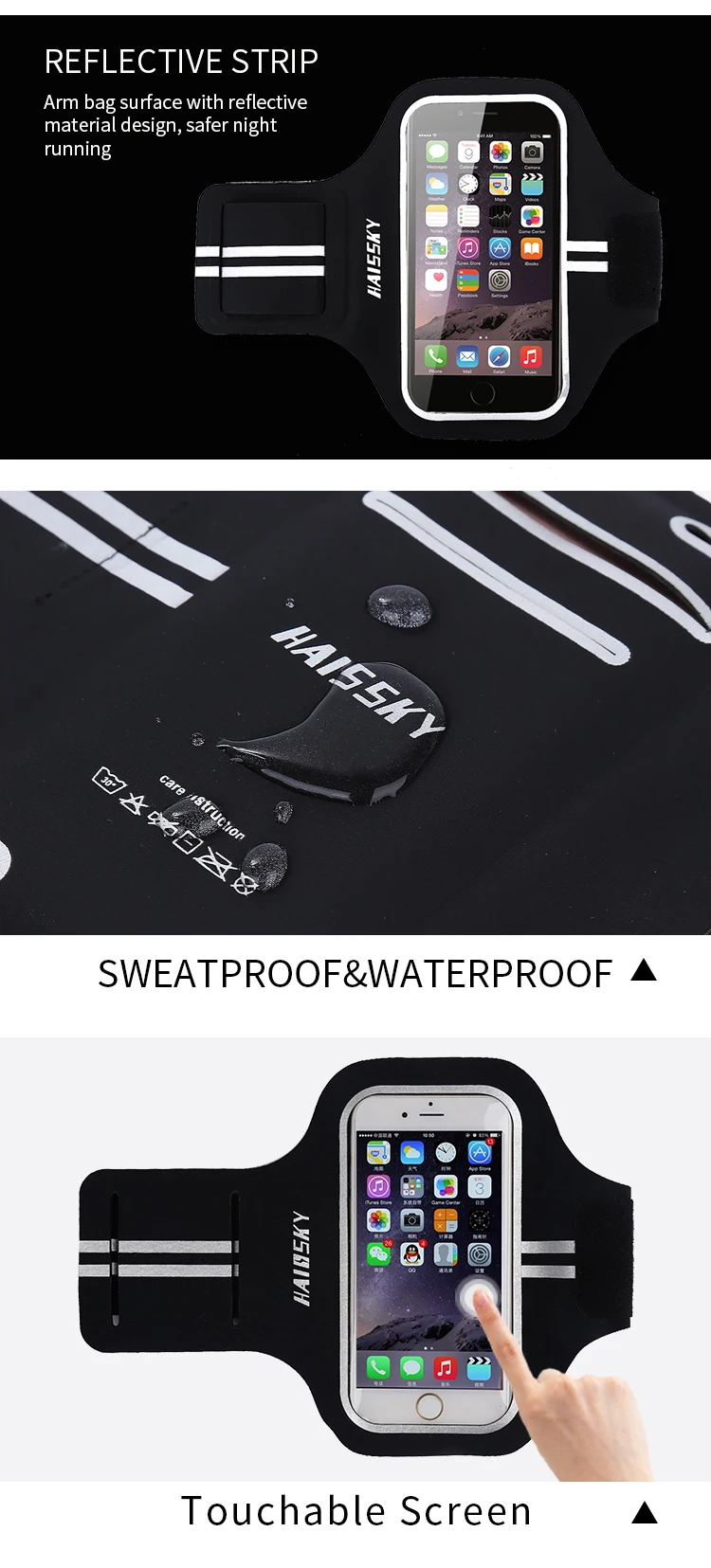 Haissky Mobile Case For Running HAISSKY Running Armband With