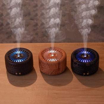 300ml Tire Aroma Diffuser Colorful Atmosphere Night Light Air Humidifier US Ultrasonic Sprayer Aromatherapy With a USB
300ml Tire Aroma Diffuser Colorful Atmosphere Night Light Air Humidifier US Ultrasonic Sprayer Aromatherapy With a USB