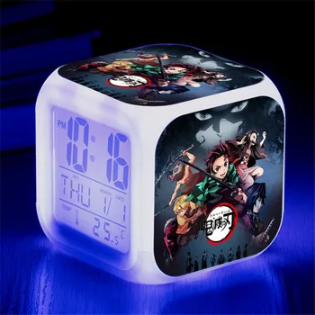Demon Slayer Figure toys LED Clock Alarm Colorful Touch Light Desk Watch Figurine Toys for Children christmas gift 
Demon Slayer Figure toys LED Clock Alarm Colorful Touch Light Desk Watch Figurine Toys for Children christmas gift
