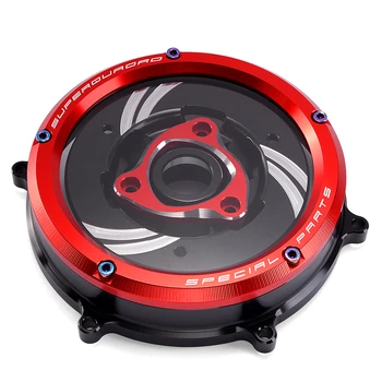 For Panigale CNC Racing Clear Clutch Cover w/ Clutch Spring Retainer Ring For Ducati Panigale 959 1199 1299 R S ABS Tricolore 
For Panigale CNC Racing Clear Clutch Cover w/ Clutch Spring Retainer Ring For Ducati Panigale 959 1199 1299 R S ABS Tricolore