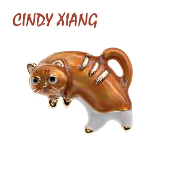 CINDY XIANG New Arrival Enamel Cat Brooches For Women Cute Kitty Pin Kids Brooch Fashion Jewelry High Quality Good Gift 2020 
CINDY XIANG New Arrival Enamel Cat Brooches For Women Cute Kitty Pin Kids Brooch Fashion Jewelry High Quality Good Gift 2020