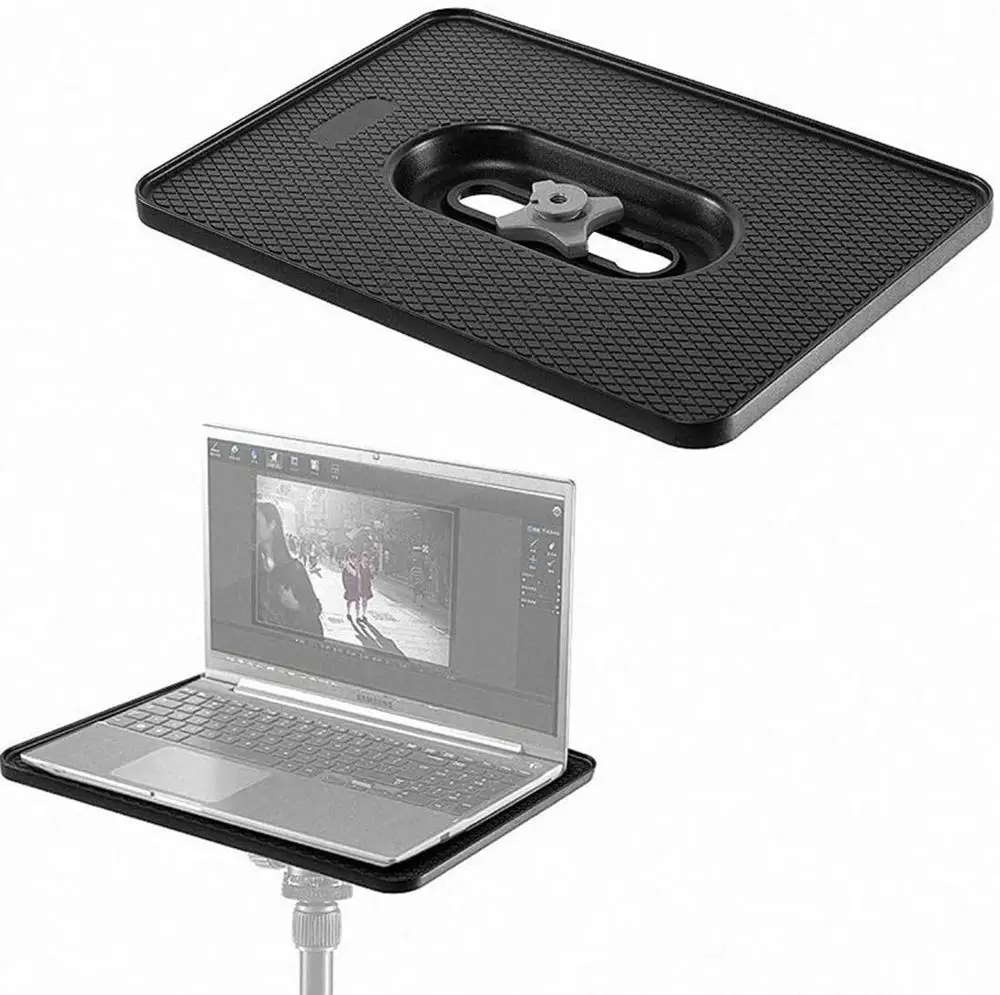 Selens Professional Photography Laptop Computer Platform Pallet Projector Tray Holder for 1/4 3/8 Screw Tripod Stand Mount
Selens Professional Photography Laptop Computer Platform Pallet Projector Tray Holder for 1/4 3/8 Screw Tripod Stand Mount