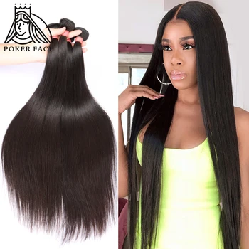 Poker Face 28 30 32 40 Inch Bundles Straight Bundles Deals 1 3 4 Bundles 100% Long Human Hair Extensions Brazilian Hair Weaves
Poker Face 28 30 32 40 Inch Bundles Straight Bundles Deals 1 3 4 Bundles 100% Long Human Hair Extensions Brazilian Hair Weaves