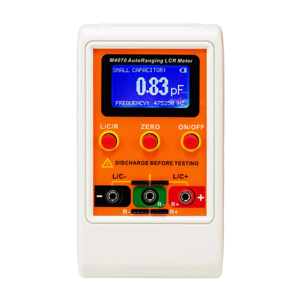 M4070 Multifunction Analog Inductance Resistance Auto Ranging Tester Handheld Digital LCD DIY High Accuracy Capacitance Meter
M4070 Multifunction Analog Inductance Resistance Auto Ranging Tester Handheld Digital LCD DIY High Accuracy Capacitance Meter