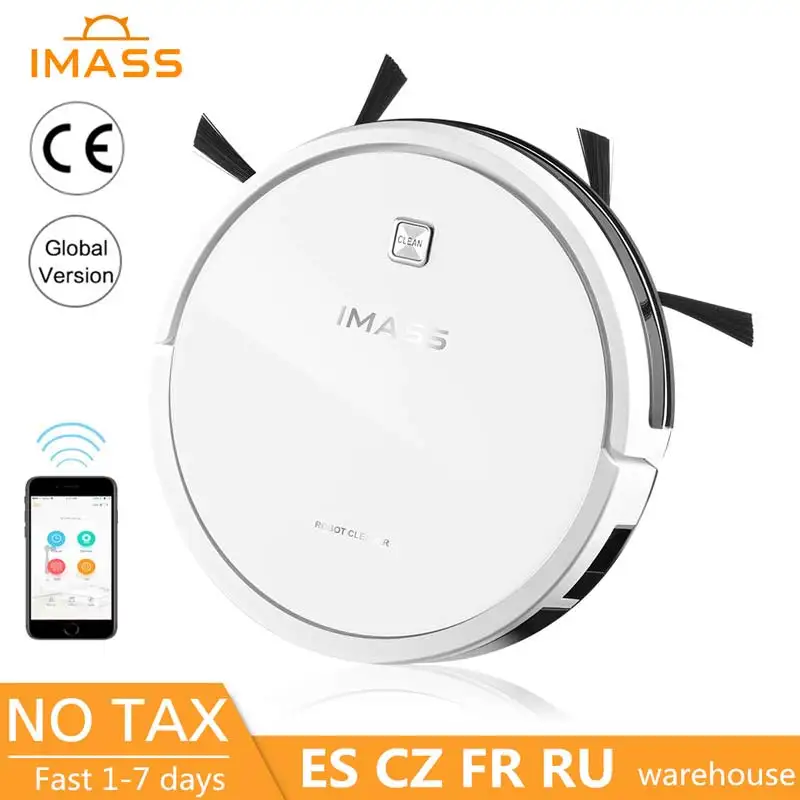 IMASS Robot Vacuum Cleaner Home Smart Cleaning Wet Mopping Carpet Dust Sweepin Wireless APP Whole House Planning Robot
IMASS Robot Vacuum Cleaner Home Smart Cleaning Wet Mopping Carpet Dust Sweepin Wireless APP Whole House Planning Robot