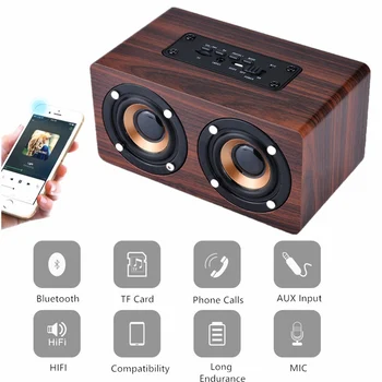 Cewaal Wooden Speaker Bluetooth Sound System Portatil Speaker Amplifier Music Center for iOS Andrew Computer PC Laptop
Cewaal Wooden Speaker Bluetooth Sound System Portatil Speaker Amplifier Music Center for iOS Andrew Computer PC Laptop