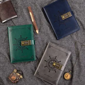 Vintage B6 Notepad Notebook Diary Planner Agenda Leather Diary Memos with Password Lock School Offices Stationery
Vintage B6 Notepad Notebook Diary Planner Agenda Leather Diary Memos with Password Lock School Offices Stationery