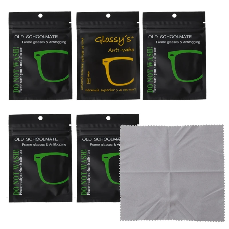 5Pcs Reusable Anti-Fog Wipes Glasses Pre-moistened Antifog Lens Cloth Defogger Eyeglass Wipe Prevent Fogging for Glasses
5Pcs Reusable Anti-Fog Wipes Glasses Pre-moistened Antifog Lens Cloth Defogger Eyeglass Wipe Prevent Fogging for Glasses