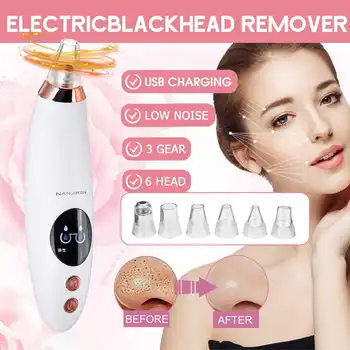 3 modes Beauty Blackhead Remover Face Deep Pore Vacuum Acne Cleaner For Remove Pimple Skin Nose Clean Instrument Skin Care Tool
3 modes Beauty Blackhead Remover Face Deep Pore Vacuum Acne Cleaner For Remove Pimple Skin Nose Clean Instrument Skin Care Tool