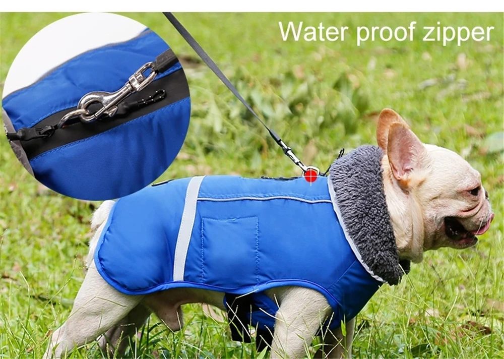 12 Dogs Pets Clothing Jacket Winter Waterproof Raincoat Soft Cotton Blanket Coat for Large Dogs and Small Dog Clothes Glowing Light