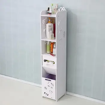 Household Standing Toiletry Organizer Corner Shelf Waterproof PVC Rack with Tissue Holder for Bathroom Household Room Saver
Household Standing Toiletry Organizer Corner Shelf Waterproof PVC Rack with Tissue Holder for Bathroom Household Room Saver