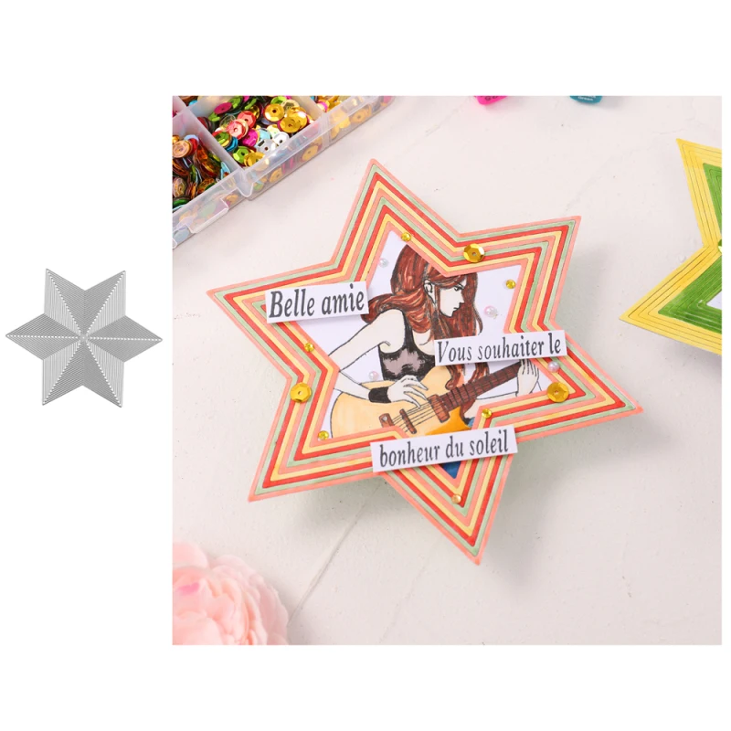 DiyArts hexagon geometric dies set Scrapbooking Die Cuts Background for card making knife mold stencil templates photo album
DiyArts hexagon geometric dies set Scrapbooking Die Cuts Background for card making knife mold stencil templates photo album