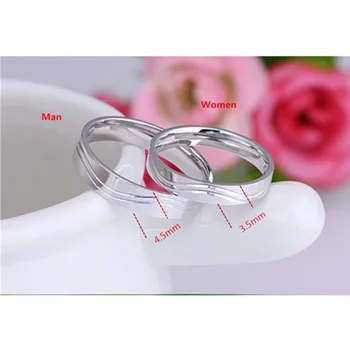 Buyee 925 Sterling Silver Couples Ring Women Simple Pattern Section Classic Ring for Women Men Wedding Anniversary Jewelry Gift
Buyee 925 Sterling Silver Couples Ring Women Simple Pattern Section Classic Ring for Women Men Wedding Anniversary Jewelry Gift