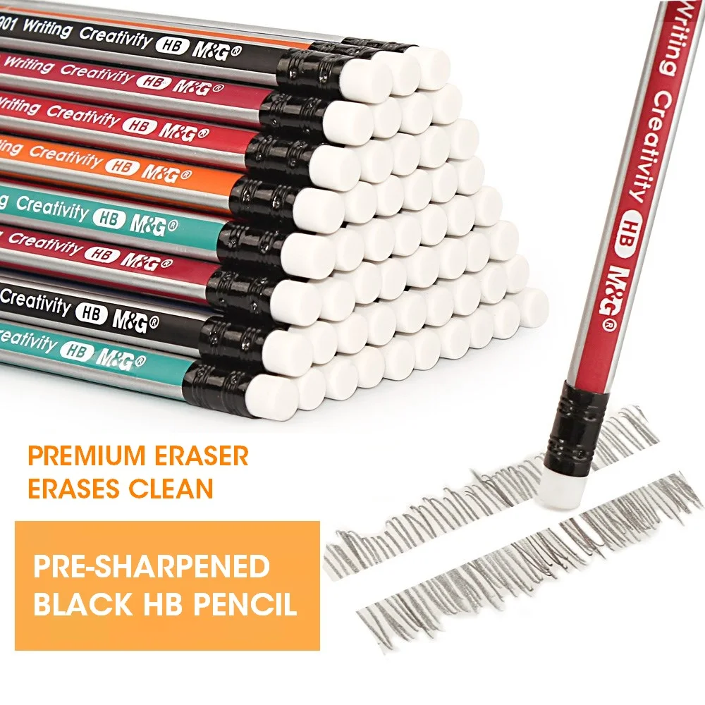 24pc Pre-Sharpened Triangular HB Wood Pencil with Eraser Wooden Lead Pencils Graphite Pencil for school Stationery supplies kids
24pc Pre-Sharpened Triangular HB Wood Pencil with Eraser Wooden Lead Pencils Graphite Pencil for school Stationery supplies kids