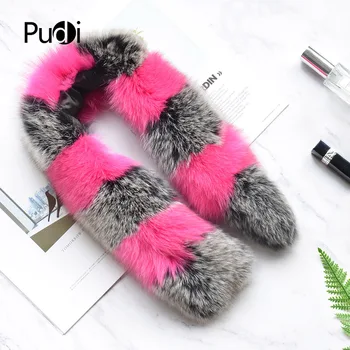 Pudi SF809 woman real fox fur scarf 2020 new brand girl genuine fox fur scarves wrap shawl patchwork silver fox pink color
Pudi SF809 woman real fox fur scarf 2020 new brand girl genuine fox fur scarves wrap shawl patchwork silver fox pink color