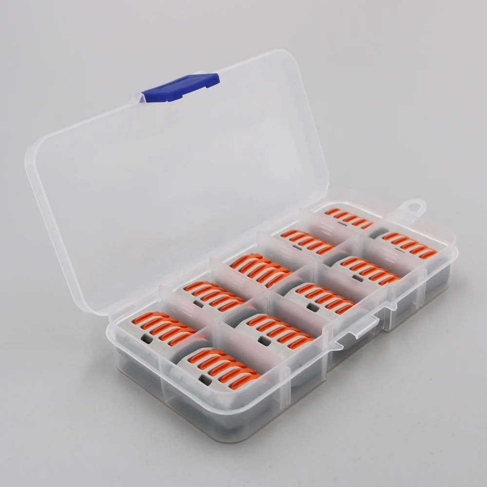 10 pcs / Box PCT-215 PCT215 5 pin Pole Universal Compact Wire Wiring Connector Conductor Terminal Block With Lever
10 pcs / Box PCT-215 PCT215 5 pin Pole Universal Compact Wire Wiring Connector Conductor Terminal Block With Lever
