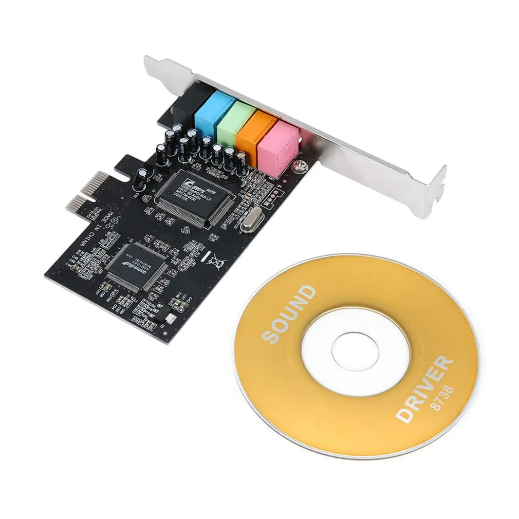 PCI-E Express 5.1ch CMI8738 Audio Sound Card w/Low Profile Bracket US Stock DLS-base Wavetable music synthesizer
PCI-E Express 5.1ch CMI8738 Audio Sound Card w/Low Profile Bracket US Stock DLS-base Wavetable music synthesizer