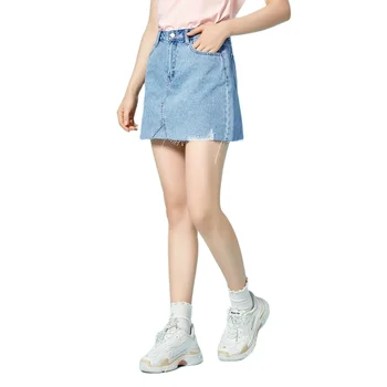 SEMIR Women Skirts Summer Plus Size Knee-Length A Skirt Female Vintage Split Demin Skirts Jupe Femme Faldas Mujer
SEMIR Women Skirts Summer Plus Size Knee-Length A Skirt Female Vintage Split Demin Skirts Jupe Femme Faldas Mujer