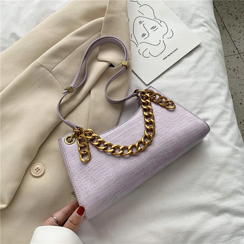 Burminsa Summer Stone Pattern Women Shoulder Bags Chain Design Ladies Messenger Bags Large Capacity PU Underarm Party Bags 2020
Burminsa Summer Stone Pattern Women Shoulder Bags Chain Design Ladies Messenger Bags Large Capacity PU Underarm Party Bags 2020