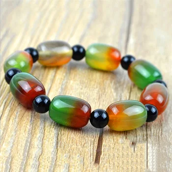 Black agate jade hand string road through the barrel bead bracelet men and women natural peacock agate transfer bead bracelet fa
Black agate jade hand string road through the barrel bead bracelet men and women natural peacock agate transfer bead bracelet fa