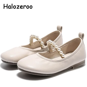 Spring Baby Girls Princess Shoes Kids Pearl Pu Leather Shoes Children Black Brand Flats Fashion Soft Shoes Sweet Mary Jane 2020 
Spring Baby Girls Princess Shoes Kids Pearl Pu Leather Shoes Children Black Brand Flats Fashion Soft Shoes Sweet Mary Jane 2020