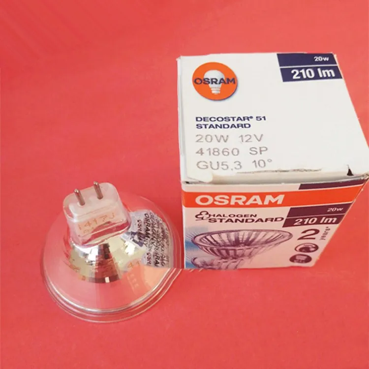 Для лампы OSRAM 41860 SP 12 В 20 Вт 10 градусов 41860SP GU5.3 галогенная лампа декоstar 51
