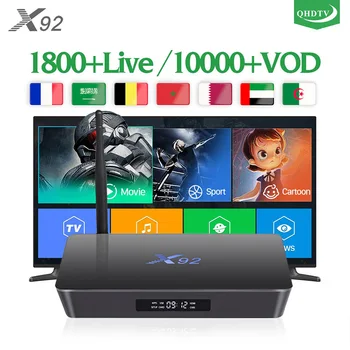 X92 IPTV France Arabic 1 Year IP TV Code Subscription Amlogic S912 Android 7.1 2G/3G 16G/32G Belgium IP TV Netherlands Algeria
X92 IPTV France Arabic 1 Year IP TV Code Subscription Amlogic S912 Android 7.1 2G/3G 16G/32G Belgium IP TV Netherlands Algeria