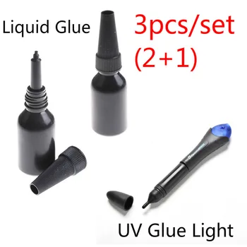 2Pcs/set Industrial 5 Second Fix Liquid Glue With 1Pcs UV Light Refill Bottle Glass Metal Plastic LED Adhesive Touch Screen Wood
2Pcs/set Industrial 5 Second Fix Liquid Glue With 1Pcs UV Light Refill Bottle Glass Metal Plastic LED Adhesive Touch Screen Wood