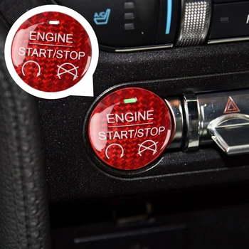 Car Sticker Styling Red Carbon Fiber Engine Start Stop Button Cover Trim For Ford Mustang 2015-2019 Fashion Cool Deliver Fast
Car Sticker Styling Red Carbon Fiber Engine Start Stop Button Cover Trim For Ford Mustang 2015-2019 Fashion Cool Deliver Fast