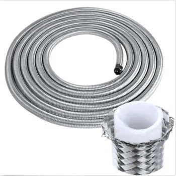 20FT 609.6cm AN3 AN4 AN6 AN8 AN10 Fuel Hose Oil Gas Line PTFE Stainless Steel Braided
20FT 609.6cm AN3 AN4 AN6 AN8 AN10 Fuel Hose Oil Gas Line PTFE Stainless Steel Braided