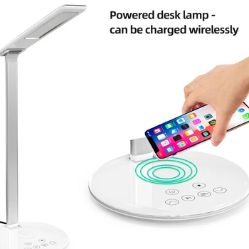 2 In1 10W Wireless Charger LED Table Desk Lamp Adjustable Reading Night Light Foldable USB Charging Port For Mobile Phone Charge
2 In1 10W Wireless Charger LED Table Desk Lamp Adjustable Reading Night Light Foldable USB Charging Port For Mobile Phone Charge