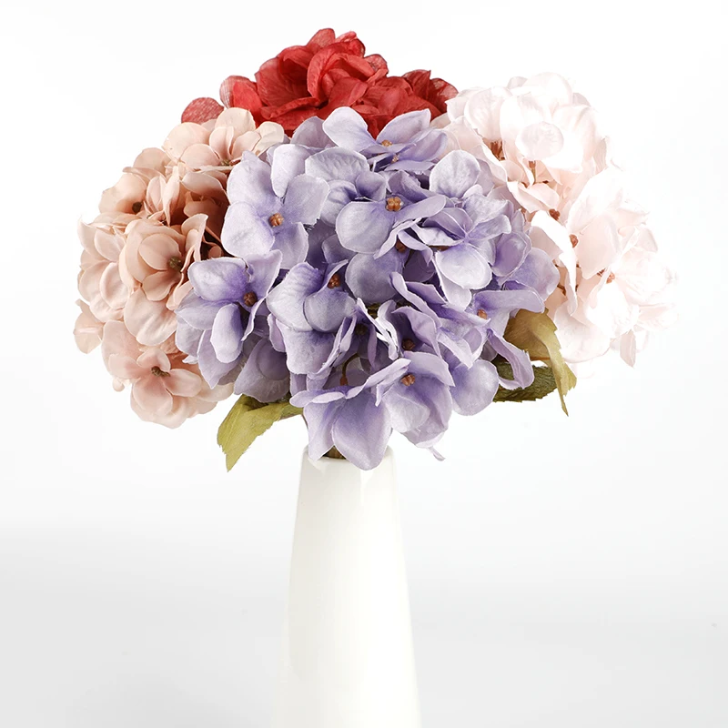 1 bunch European Style Fake Hydrangea Vases for Home Decoration Accessories Wedding Decorative Flowers Cheap Artificial Flowers
1 bunch European Style Fake Hydrangea Vases for Home Decoration Accessories Wedding Decorative Flowers Cheap Artificial Flowers