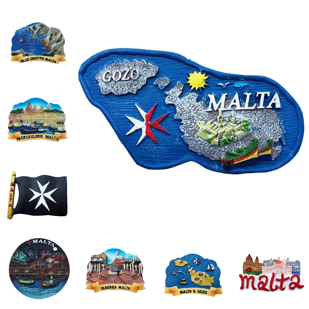 Lychee Malta Scenic Fridge Magnets Creative 3D Refrigerator Magnetic Sticker Home Decoration Travel Souvenirs
Lychee Malta Scenic Fridge Magnets Creative 3D Refrigerator Magnetic Sticker Home Decoration Travel Souvenirs