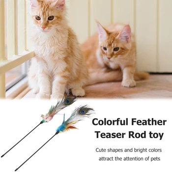 30cm Cat Bell Feather Teaser Rod Interactive Pet Plastic Playing Wand Sticks Kitten Playing Training Funny Chewing Toy
30cm Cat Bell Feather Teaser Rod Interactive Pet Plastic Playing Wand Sticks Kitten Playing Training Funny Chewing Toy