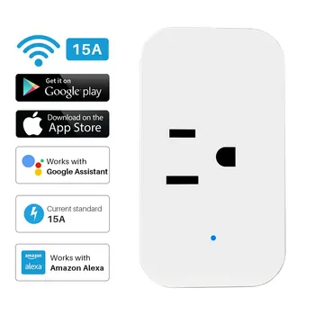 US Smart Plug WiFi Socket Timing on/off Power Switch APP Control Voice Control Work With Alexa Google Home Mini
US Smart Plug WiFi Socket Timing on/off Power Switch APP Control Voice Control Work With Alexa Google Home Mini