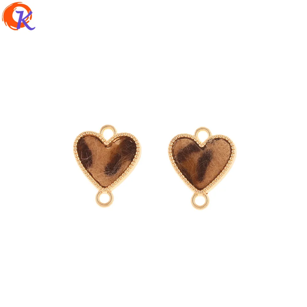 Cordial Design 100Pcs 15*18MM Jewelry Accessories/Earring Connectors/Leopard Print Effect/Heart Shape/Hand Made/Earring Findings
Cordial Design 100Pcs 15*18MM Jewelry Accessories/Earring Connectors/Leopard Print Effect/Heart Shape/Hand Made/Earring Findings